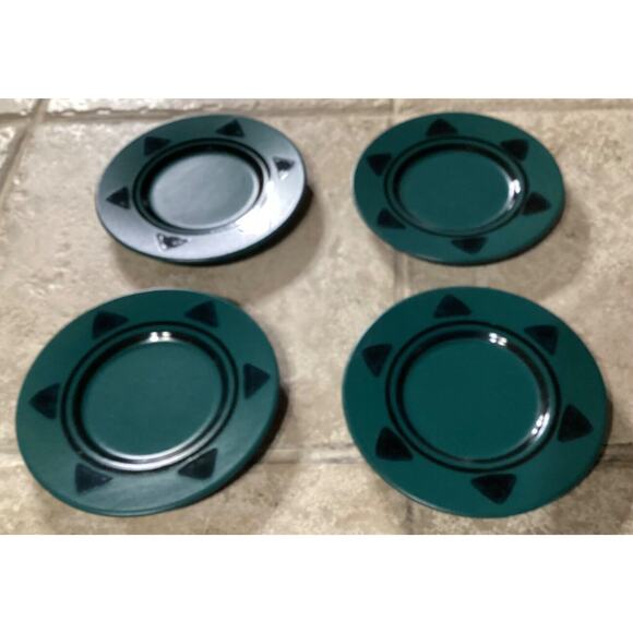 Set of 4 Pfaltzgraff Midnight Sun 6" Saucers or Appetizer/Bread Plates - Picture 4 of 7